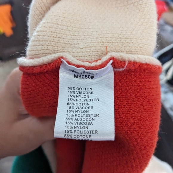 Miracle Tri-Tone Turtleneck Slit Back Sweater Sz M/L - Picture 8 of 9